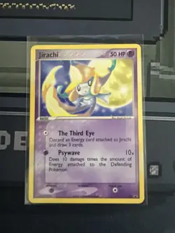 Pokemon TCG Jirachi Black Star Promo Card 021 Rare Lightly Played - Image 1