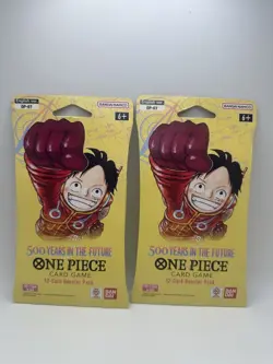 One Piece Card Game Booster Pack - 500 Years in the Future - English Lot Of 2 - Image 1