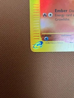 Growlithe 51/147 Reverse Holo Rare Aquapolis Pokemon Card LP-NM E-Series - Image 4