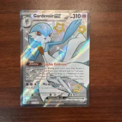 Pokemon TCG Gardevoir EX Full Art Holo Card 217/091 Paldean Fates - Image 1