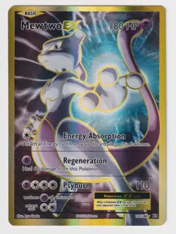 Mewtwo EX 103/108 XY Evolutions Full Art Ultra Rare Pokemon Card - Raw LP -Scans - Image 1