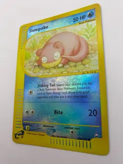 Pokemon Card - Reverse-Holo Slowpoke 108/147 Aquapolis *MP* e-Card Common - Image 5
