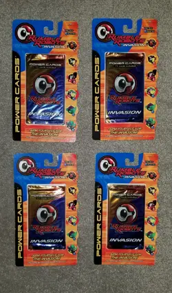 4 Packs, 2001 RUMBLE ROBOTS POWER CARDS BOOSTER PACK, NEW SEALED, 11 cards ea. - Image 4