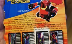 4 Packs, 2001 RUMBLE ROBOTS POWER CARDS BOOSTER PACK, NEW SEALED, 11 cards ea. - Image 5