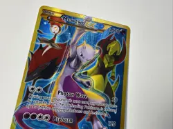 Pokemon TCG Mewtwo EX Full Art Holo Card 163/162 Secret Rare NM Near Mint -Minty - Image 2