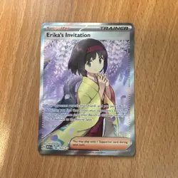 Erika's Invitation 196/165 Scarlet & Violet 151 Pokemon Card - Image 1
