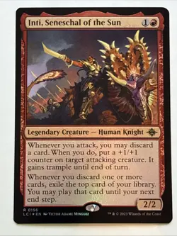 MTG The Lost Caverns of Ixalan Inti, Seneschal of the Sun Foil 0156 NM Rare - Image 1