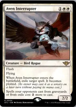 Aven Interrupter 4 Outlaws of Thunder Junction NM English 202 - Image 1