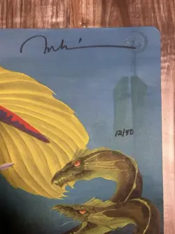 The Threat (Lord of Atlantis) - Melissa A. Benson - Signed #12/50 MTG Playmat! - Image 2