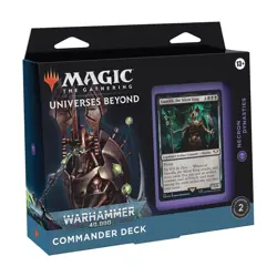 MTG Magic The Gathering Necron Dynasties Commander Deck - Deck Box + Sleeved - Image 1