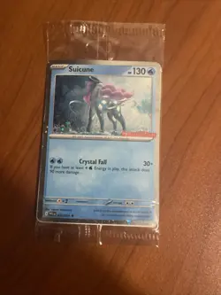 Pokemon TCG | Phantasmal Flames | Gamestop Stamp Promo | Holo Suicune *Sealed* - Image 1