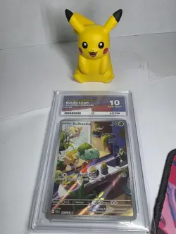 Pokemon TCG Bulbasaur Illustration Rare Stellar Crown Card 143/142 Ace 10 - Image 1