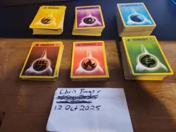 Pokemon TCG Base Set 2 Energy Card Lot, 300+ Cards - Image 2