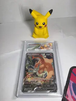 Pokemon 2022 Brilliant Stars Charizard v Full Alternate Art #154/172 ACE MINT 9 - Image 1