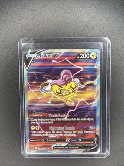 2023 Pokemon SWSH Crown Zenith Raikou V Galarian Gallery Full Art #GG41/GG70 - Image 1