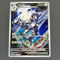 Steelix 150/132 Illustration Rare Pokemon Mega Evolution NM Pack Fresh - Image 2