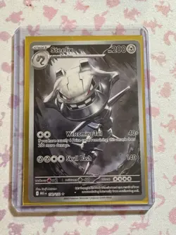 Pokemon TCG Steelix 150/132 Mega Evolution Illustration Rare - Image 1