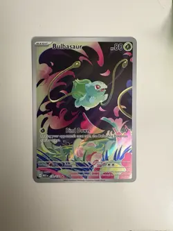 Bulbasaur 133/132 Pokemon Mega Evolution Illustration Rare Full Art Pack Fresh - Image 1