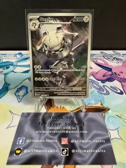 Pokemon TCG: Steelix 150/132 Illustration Rare Mega Evolutions NM - Image 1