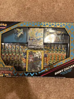Pokemon Crown Zenith Shiny Zacian Premium Figure Collection Sealed Box 820650851636 - Image 1