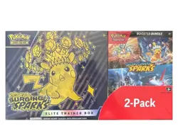 Pokemon Surging Sparks Elite Trainer Box and Booster Bundle Costco, 2-Pack - Image 1