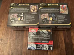 Pokemon Center Mega Evolutions ETB Set And Enhanced Booster Box 1 ETB Corner Rip - Image 3