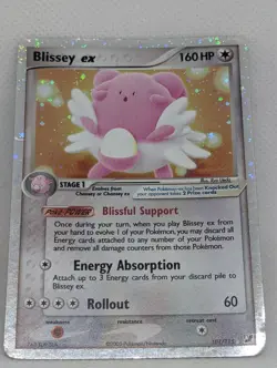 Blissey ex 101/115 Unseen Forces Holo Ultra Rare Pokemon TCG Nintendo MP - Image 3