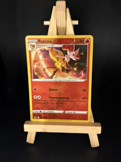 Rutena 026/195 Reverse Holo Pokemon Karte TCG aus Silberne Sturmwinde - Image 1