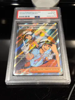 2023 PSA 10 Team Star Grunt 242 Full Art Ultra Rare Pokemon TCG Scarlet & Violet - Image 3