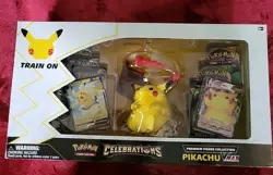Pokemon Celebrations Pikachu VMAX Figure Premium Collection Box - Factory Sealed - Image 1