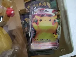 Pokemon Celebrations Pikachu VMAX Figure Premium Collection Box - Factory Sealed - Image 3