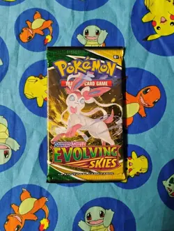 Pokemon TCG Evolving Skies Booster Pack Factory Sealed! - Image 1