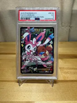 2016 Pokemon XY Radiant Collection Sylveon EX PSA 5 RC32 - Image 1