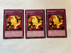 3 Blackboost - STOR-EN065 3 x3 Yugioh Yu Gi Oh! Playset 1st Edition - Image 1