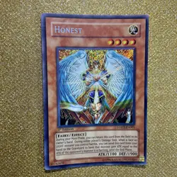 Yu-Gi-Oh! LODT-EN001 Honest Secret Rare 1st Edition Near Mint Foil BLEED Holo - Image 1