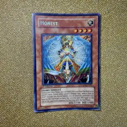 Yu-Gi-Oh! LODT-EN001 Honest Secret Rare 1st Edition Near Mint Foil BLEED Holo - Image 3