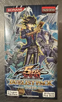 Yu-Gi-Oh Duelist Pack Yusei Fudo 1st Edition Booster Box Factory Sealed 2009 - Image 1