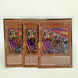 3x Yugioh Eldlich the Golden Lord MGED-EN024 1st Edition Gold Rare Holo - NM ?? - Image 1