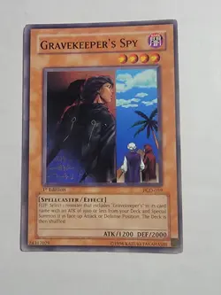 Yugioh Gravekeeper's Spy PGD-059 Common 1st Edition Very Light Play - Image 1