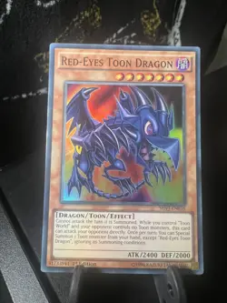 *** RED-EYES TOON DRAGON *** 1ST EDITION SUPER RARE SHVI-EN036 MINT/NM YUGIOH! - Image 1