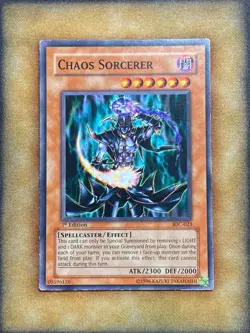 Yugioh Chaos Sorcerer IOC-023 Common 1st Ed LP - Image 1