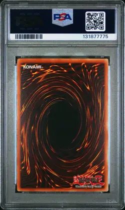 2002 Yu-Gi-Oh! Left Leg/Forbidden One Legend of Blue Eyes LOB Unlim Ultra PSA 8 - Image 2