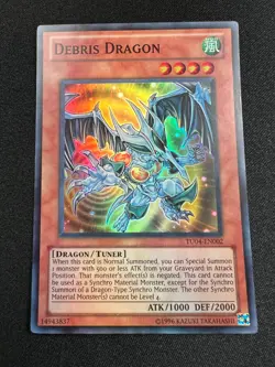 Yu-Gi-Oh! Debris Dragon (NM) Super Rare Turbo Pack TU04-EN002 - Image 1