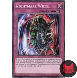 Yugioh Nightmare Wheel MILI-EN024 Common 1st Edition LP - Image 1
