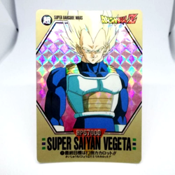 90 Vegeta Dragon Ball Z Super Barcode Wars Card Games BANDAI 1992 Shueisha - Image 1
