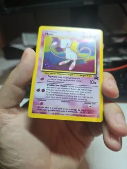 Pokemon Mew Card Holographic Rare Collectible - Image 2
