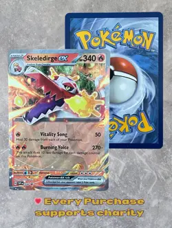 Skeledirge ex SVP034 Scarlet & Violet Black Star Promo Pokemon Card Holo NM - Image 1