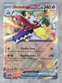 Skeledirge ex SVP034 Scarlet & Violet Black Star Promo Pokemon Card Holo NM - Image 2