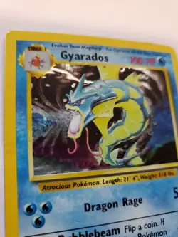 Gyarados Base Set Holo Pokemon Card Jungle Fossil - Image 2