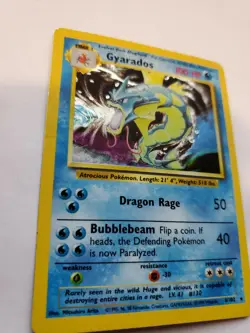 Gyarados Base Set Holo Pokemon Card Jungle Fossil - Image 4